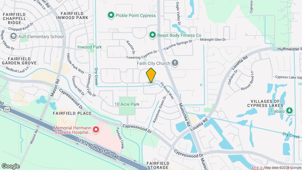 14814 Liberty Stone Ln Map and Location Details