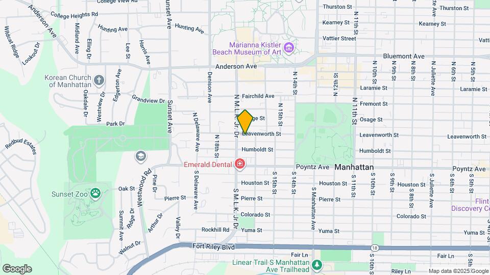 1617 Leavenworth St, Unit #2Upper Map and Location Details