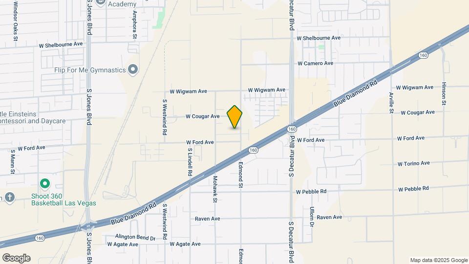 8665 Edmond St Map and Location Details