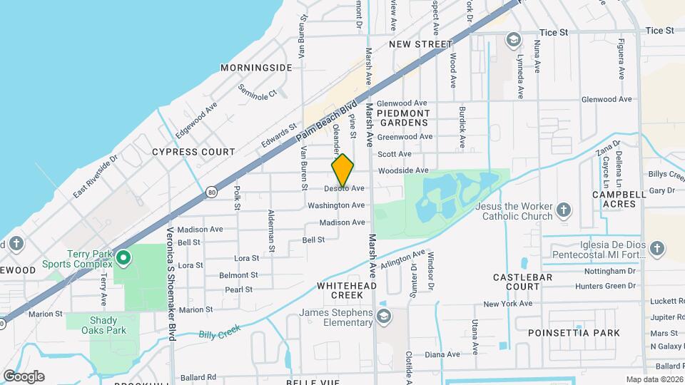 4104 Desoto Ave Mapa y Detalles de la Ubicación