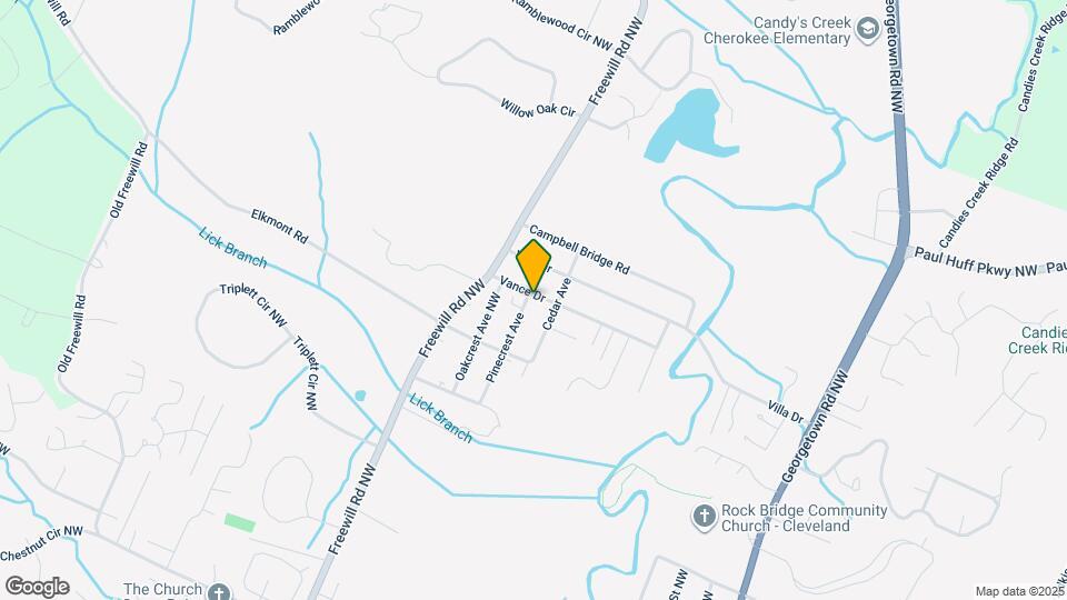 2917 Vance Dr NW, Unit # 2 Map and Location Details