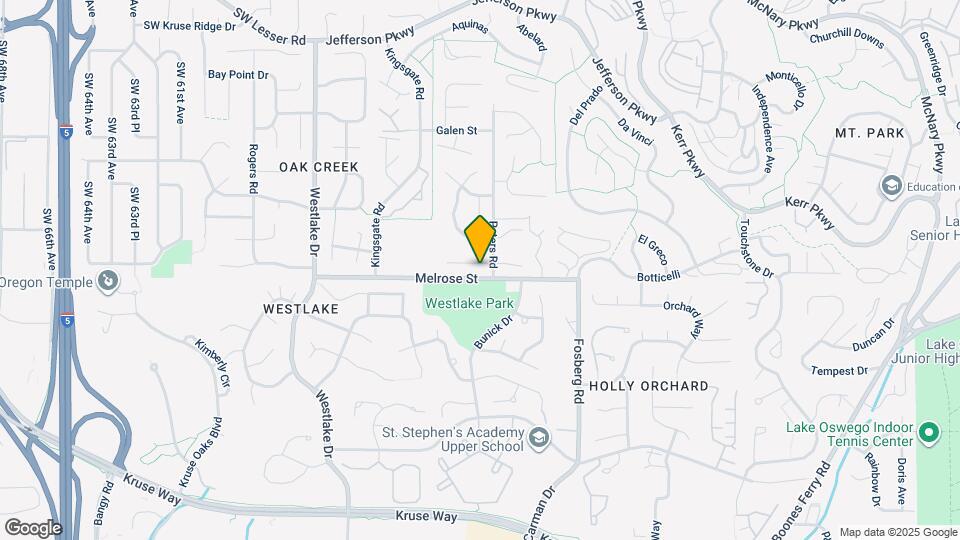 4920 Mulholland Dr Map and Location Details