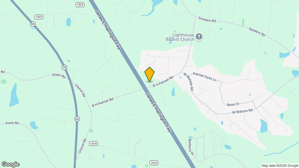 501 B H Parrish Rd Map and Location Details