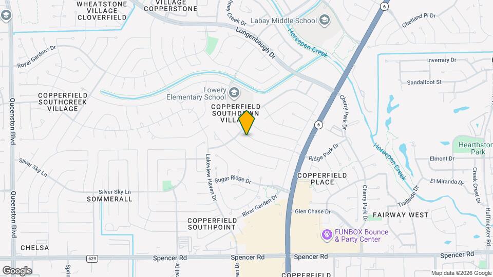 15831 Ridge Park Dr Map and Location Details