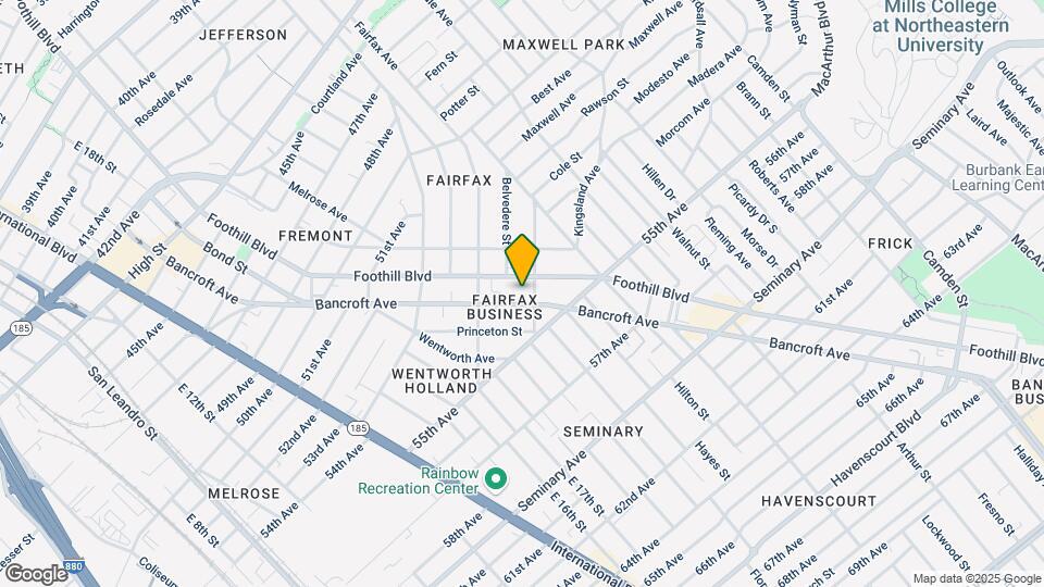 5452 Bancroft Ave Map and Location Details