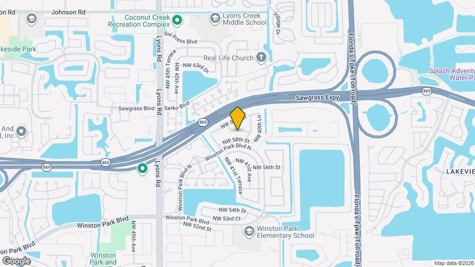 4132 NW 58th Dr Mapa y Detalles de la Ubicación