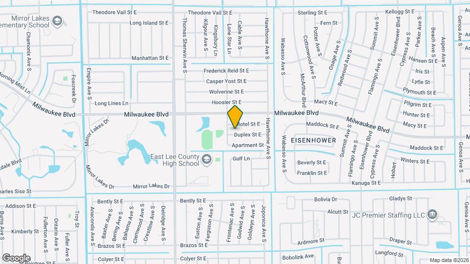 843 Duplex St E Map and Location Details