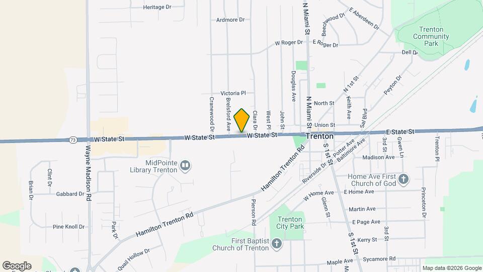 16 S 2nd St Map and Location Details