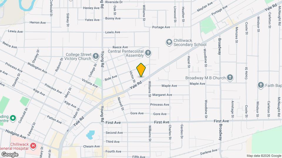 46289 Yale Rd Map and Location Details