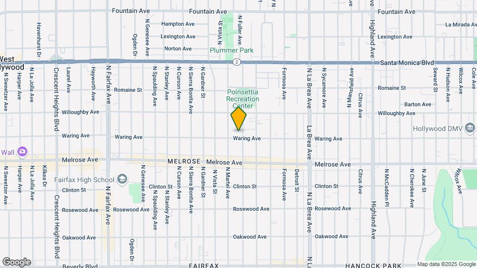 807-809 N Fuller Ave Map and Location Details
