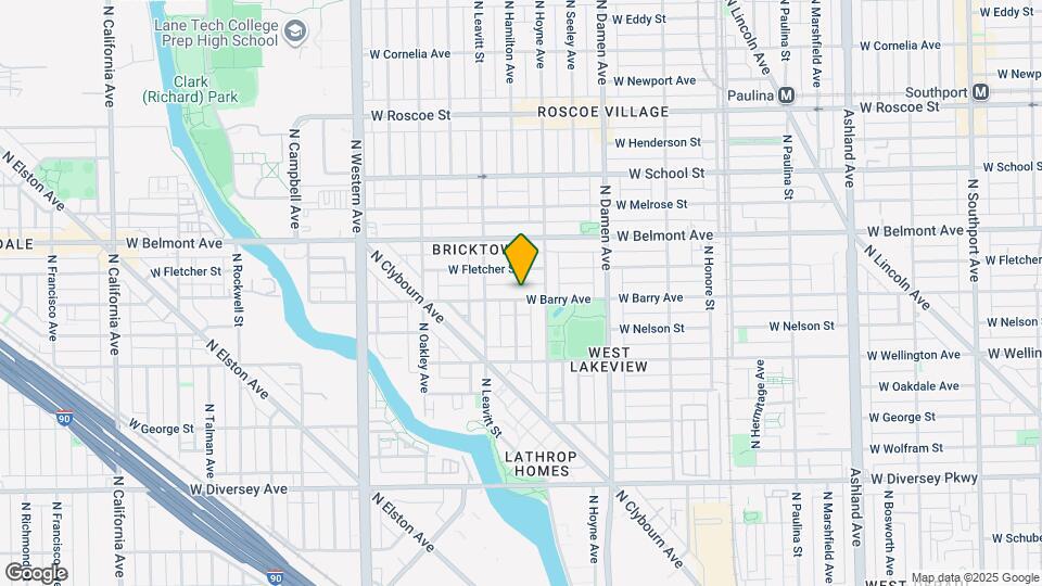 2122 W Barry Ave Map and Location Details