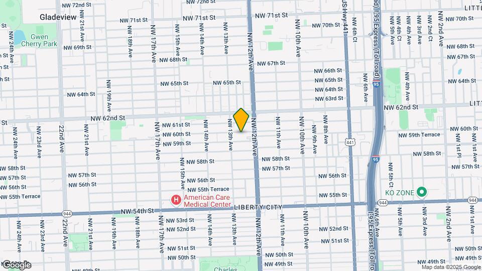 1250 NW 60th St Mapa y Detalles de la Ubicación