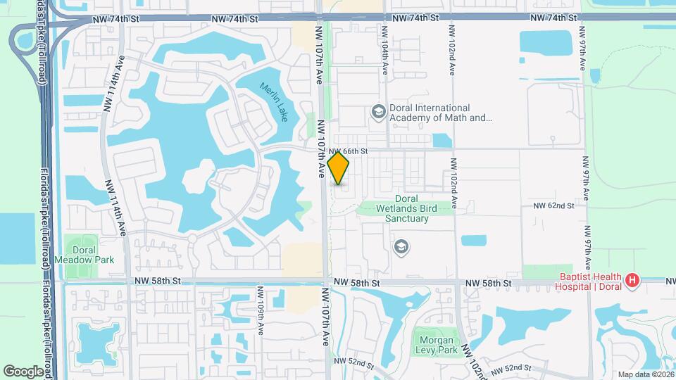 6316 NW 105th Pl Map and Location Details