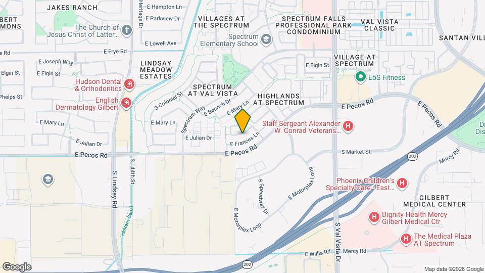 1235 E Julian Dr Map and Location Details