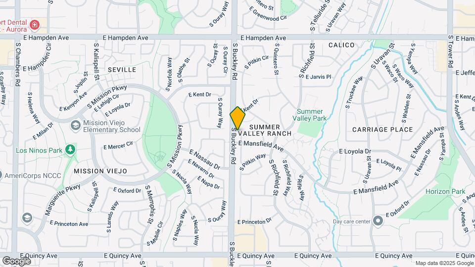 16933 E Milan Cir Map and Location Details
