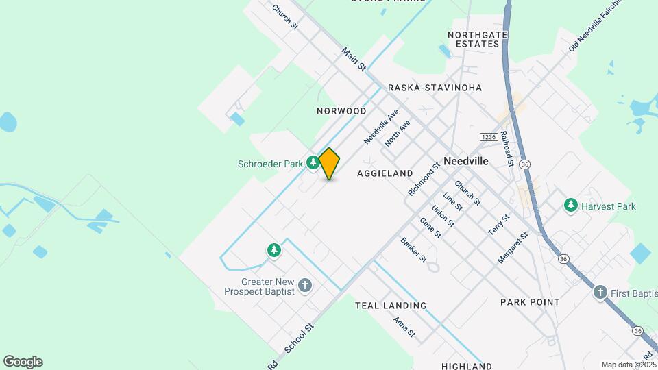 3615 Needville Ave Mapa y Detalles de la Ubicación