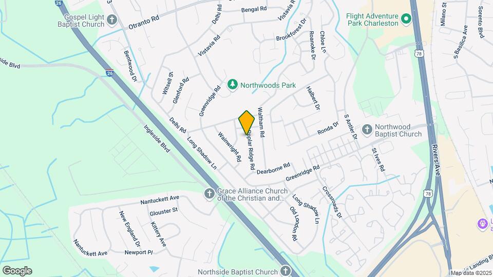 8165 Poplar Ridge Rd Map and Location Details