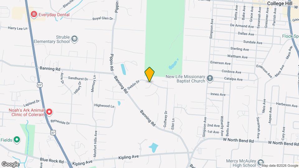 6949 Terrylynn Ln Map and Location Details