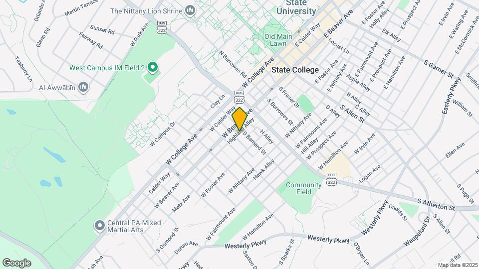 224 S Barnard St Map and Location Details