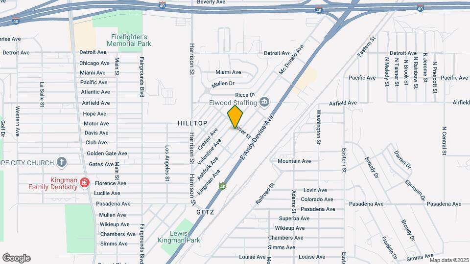 2539 Ashfork Ave Map and Location Details