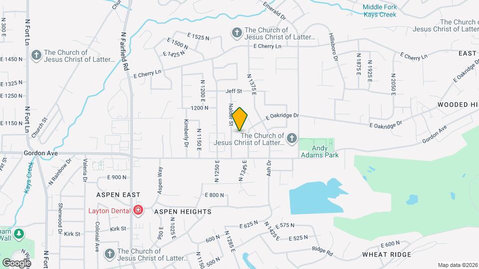 1312 Roger Cir Map and Location Details