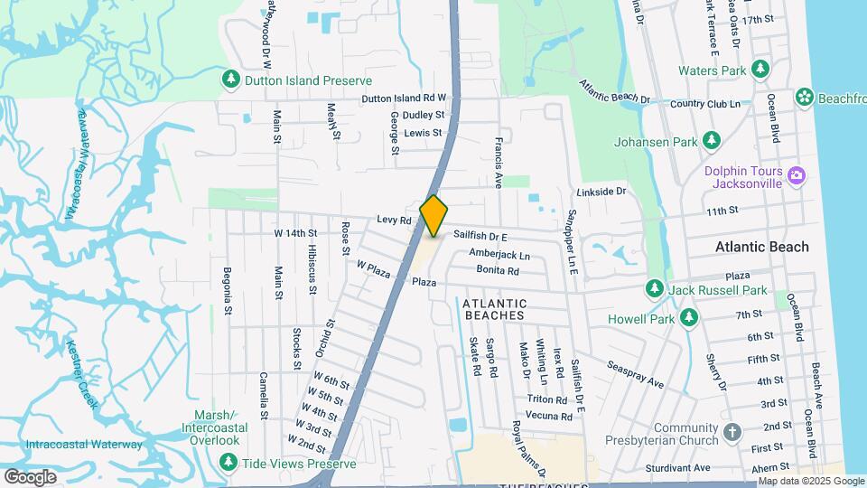 935 Sailfish Dr E Map and Location Details