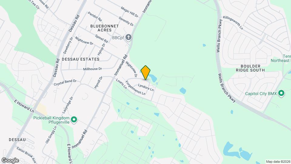 14309 Sandrock Bnd Map and Location Details