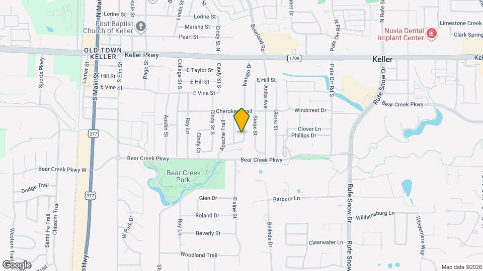 332 Navajo Dr Mapa y Detalles de la Ubicación