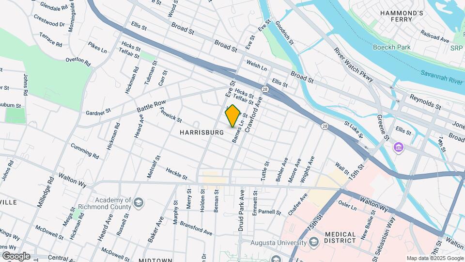 1822 Watkins St Map and Location Details