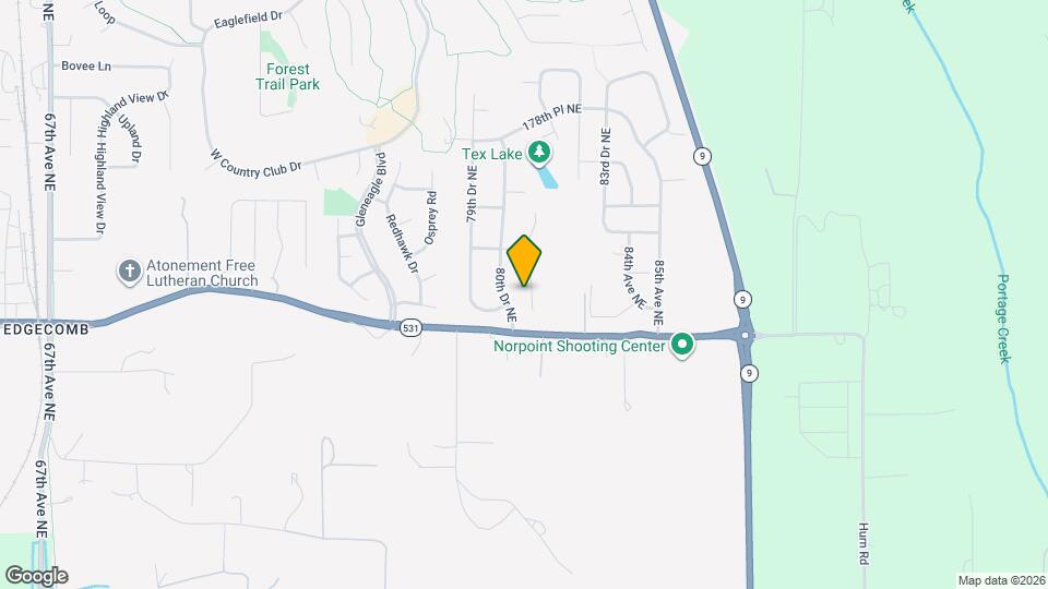 17304 81st Dr NE Map and Location Details