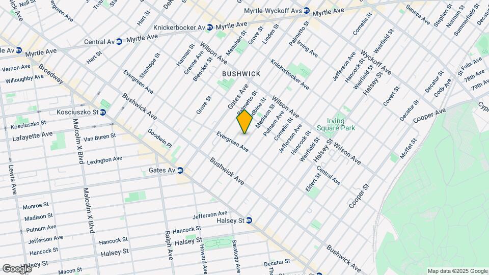 1087 Madison St Mapa y Detalles de la Ubicación