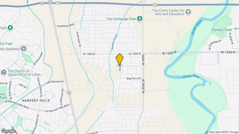 1385 N 3830 W Map and Location Details