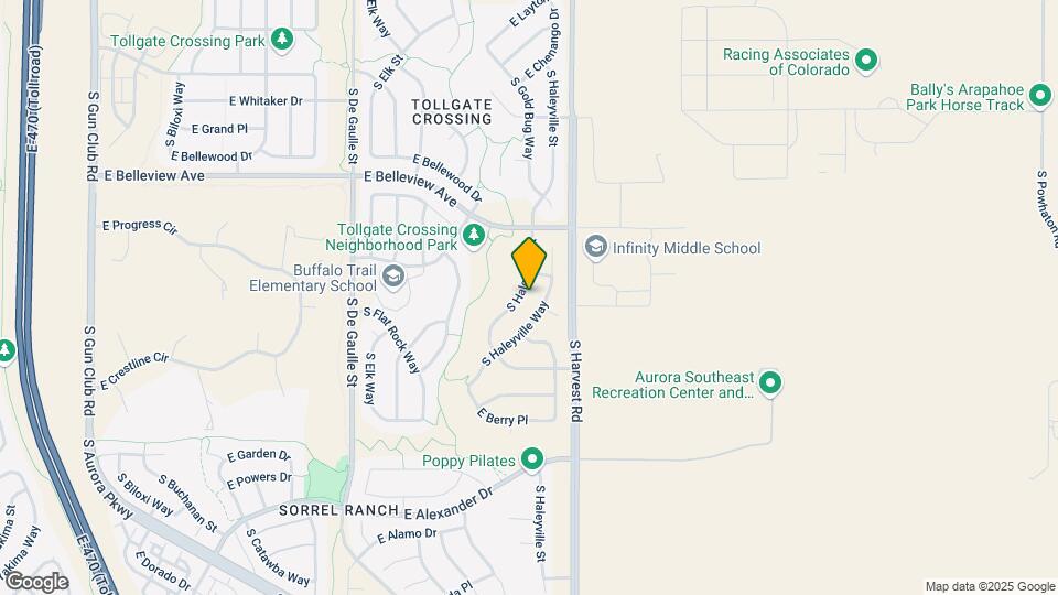 5284 S Haleyville St Map and Location Details