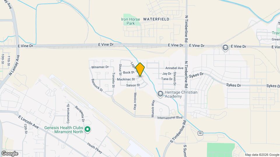 2227 Mackinac St Map and Location Details