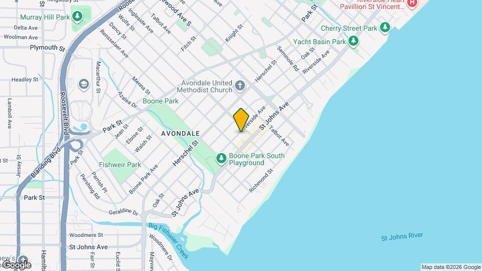 3612 Riverside Ave Map and Location Details