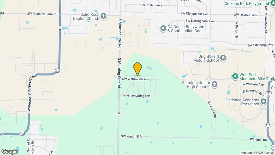 3000 SW Wentworth Ave Map and Location Details