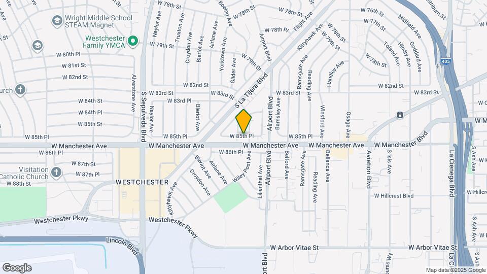 5962 W 85th Pl Map and Location Details