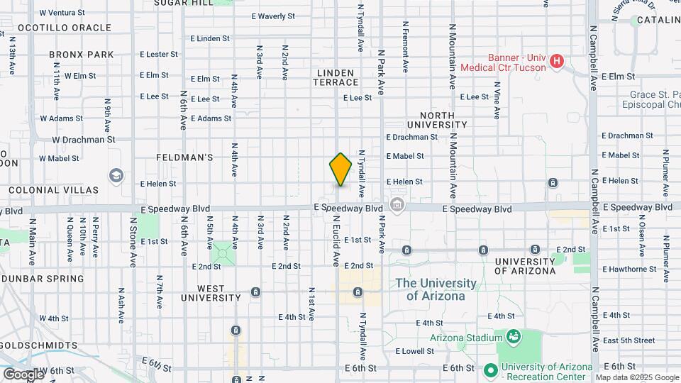 1132-1134 N Euclid Ave Mapa y Detalles de la Ubicación