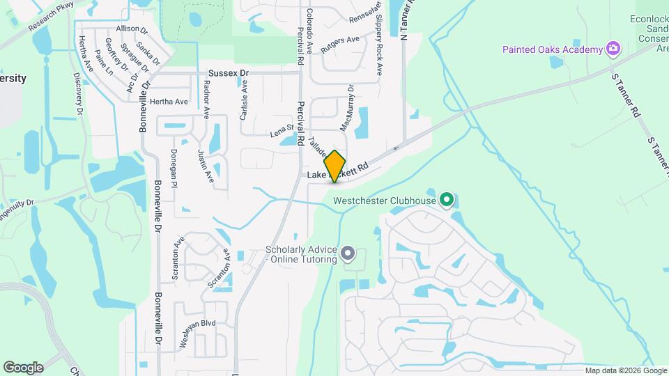 14126 Econ Woods Ln Map and Location Details