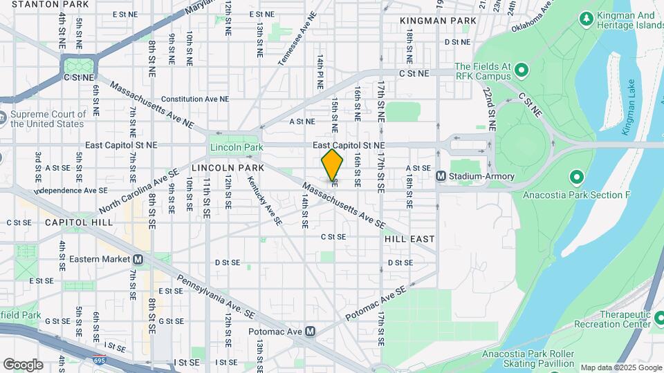1444 Independence Ave SE Map and Location Details