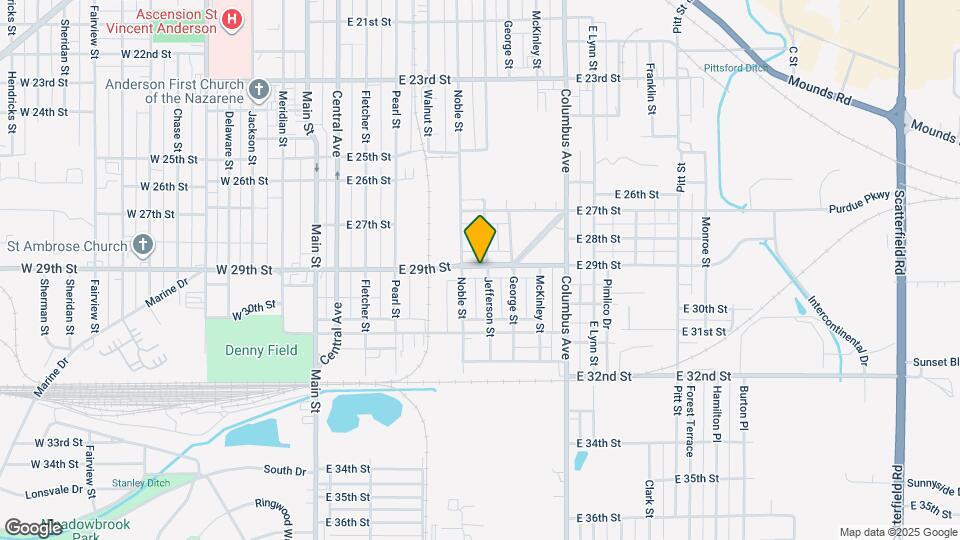 619 E 29th St Map and Location Details