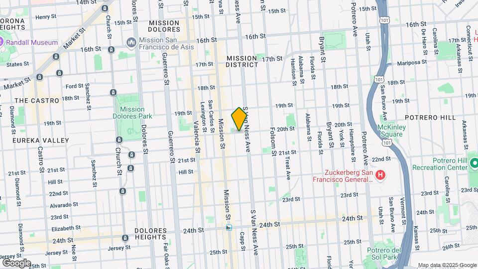 3433-3437 20th St Map and Location Details