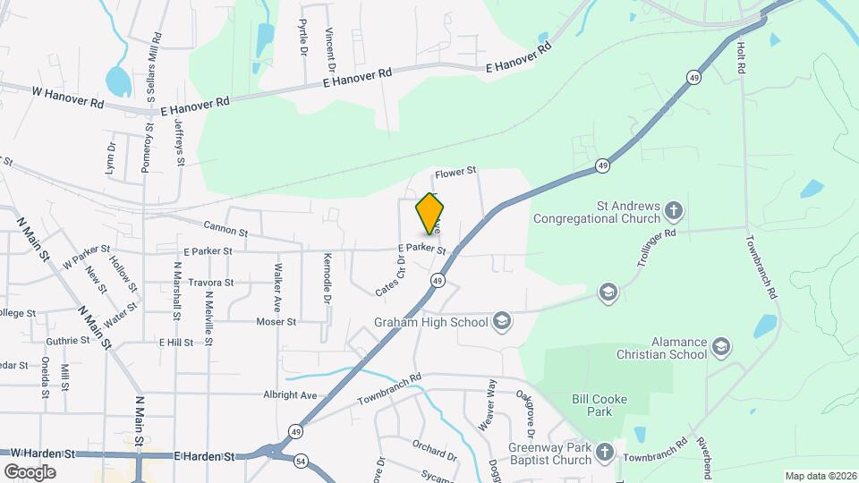 Crescent Arms Apartments Map and Location Details