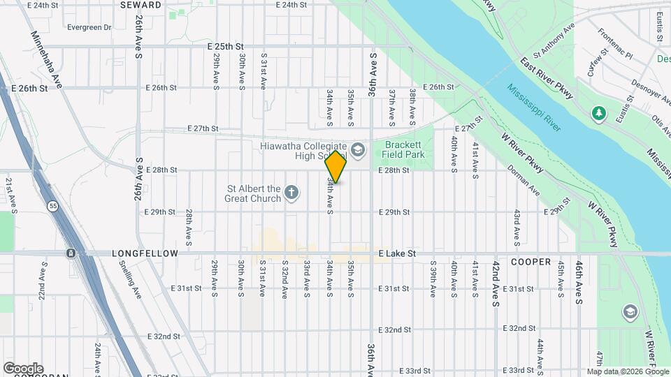 2821 34th Ave S Map and Location Details