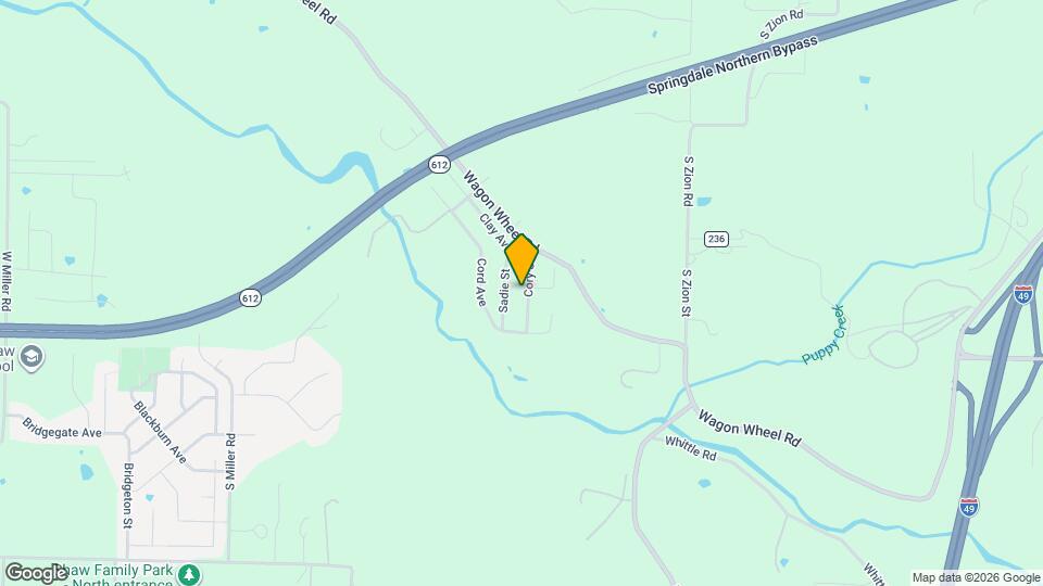 4618 Cory St Map and Location Details