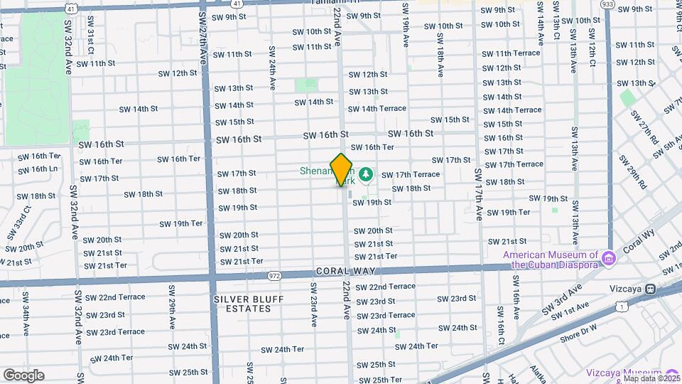 1800 SW 22nd Ave Map and Location Details