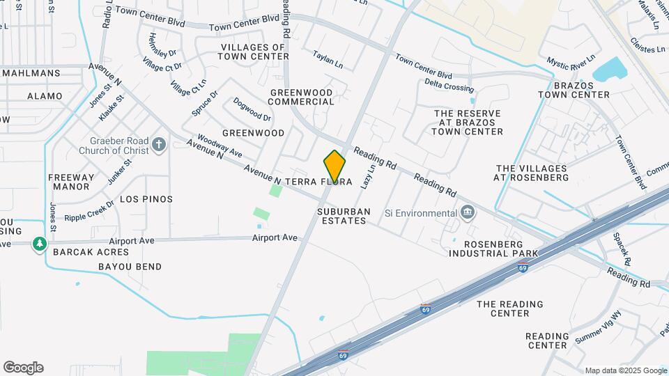 2605 B F Terry Blvd Mapa y Detalles de la Ubicación