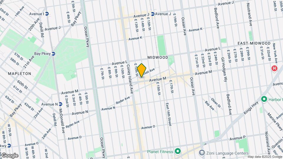 1215 Avenue M Map and Location Details