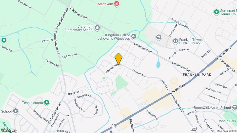 12 Amberly Ct Map and Location Details