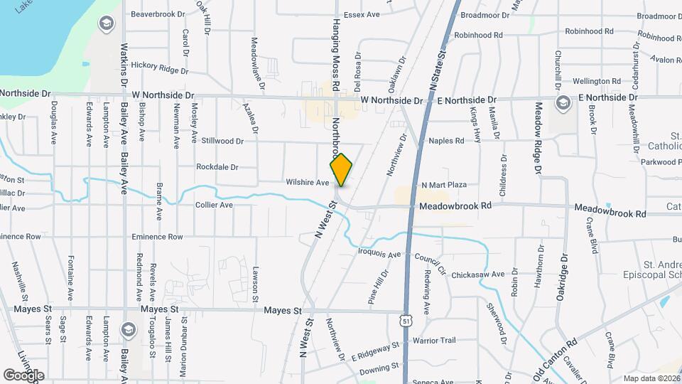 3604 Northhaven Dr Mapa y Detalles de la Ubicación